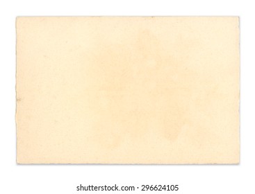 Old paper isolated on white background, autotraced. Paper texture