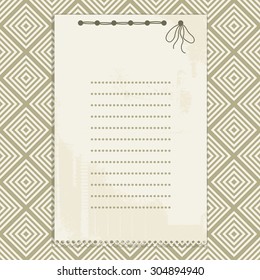 old paper on seamless background
