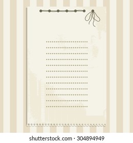 old paper on seamless background
