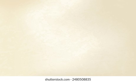 Old paper pattern bg. Craft beige wall background. Vintage parchment material. Retro champagne gradient with texture for wrapping package. Ecru plain carton design with rough color gradation.