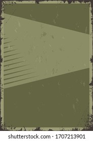 Old paper retro abstract background with blank frames and rays vector illustration