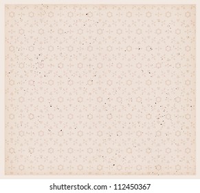 Old paper with seamless pattern | Grunge texture