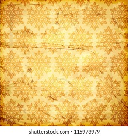 Old paper with seamless pattern | Grunge texture