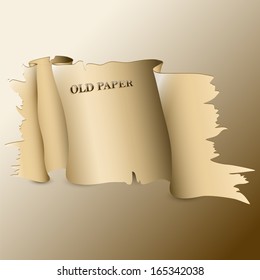 Old paper sheet 
