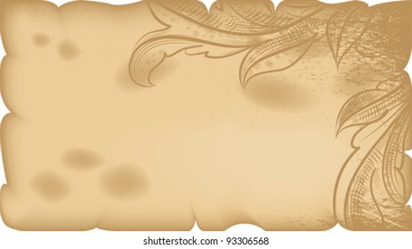 Old paper sheet eps8