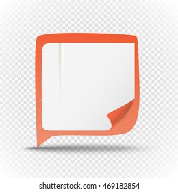 Altes Papier einzeln auf transparentem Hintergrund