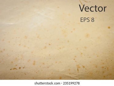 old paper sheet. Vector illustration. background