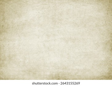 Superfície de papel antiga ideal para projetos históricos ou retrô. Textura de fundo de pergaminho desbotado vintage