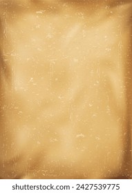 Old paper texture for background. Vector illustration. 