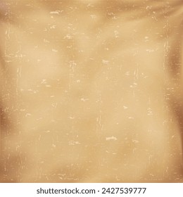 Old paper texture for background. Vector illustration. 