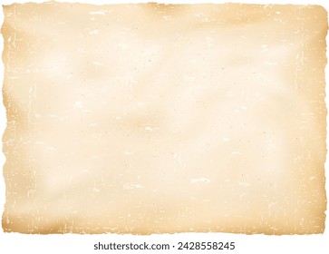 Old paper texture for background. Vector illustration. 