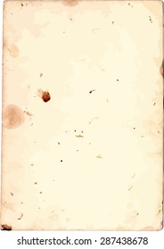 Old paper texture, grunge stained piece of paper
