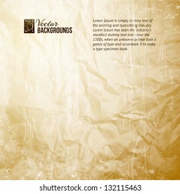 Old Paper Texture. Vector illustration, contains transparencies, gradients and effects.