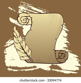 Old paper, vector