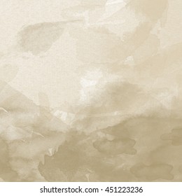 old paper watercolor background. Digital art painting.