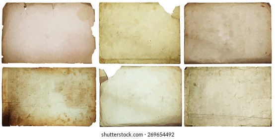 old papers set