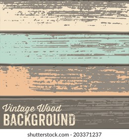 Old pastel colored wooden texture background.