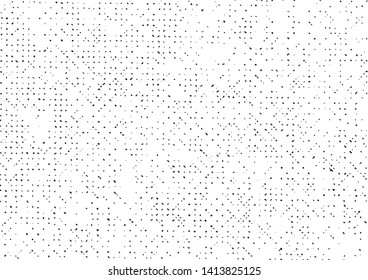 Old Pattern Grunge Texture Background, Grungy Abstract Dotted Vector, Overlay Monochrome Halftone