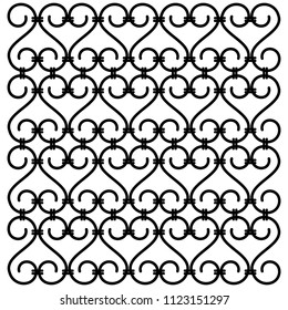 Old pattern on retro windows 