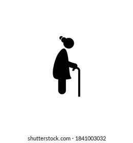 old people icon vector symbol