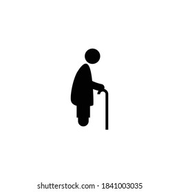 old people icon vector symbol