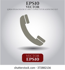 Icono de alta calidad del teléfono viejo
