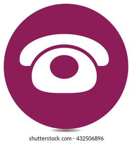 icono de teléfono antiguo

