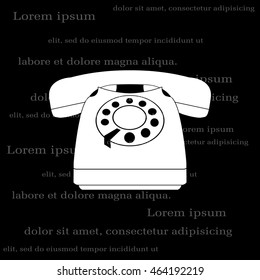 old phone icon