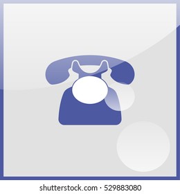 Old phone icon.