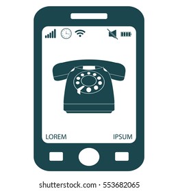 old phone icon