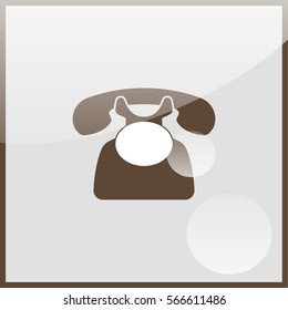 Old phone icon.