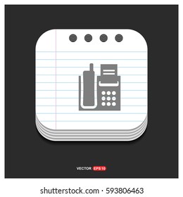 Old phone icon.