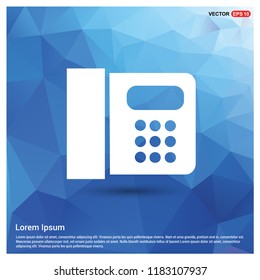 Old phone icon. - Free vector icon