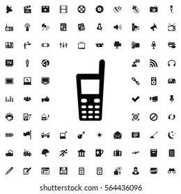 old phone icon illustration isolated vector sign symbol