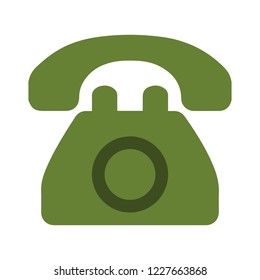 old phone icon in trendy flat style isolated on white background. old Telephone symbol for your design, logo, UI. Vector illustration