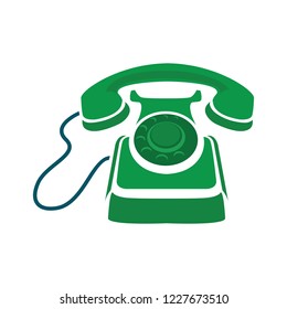 old phone icon in trendy flat style isolated on white background. old Telephone symbol for your design, logo, UI. Vector illustration