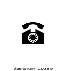 old phone icon vector