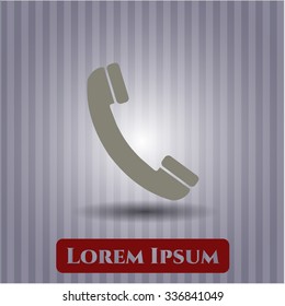 Old Phone icon vector illustration