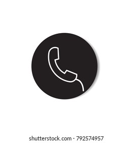 old phone icon vector illustration eps 10
