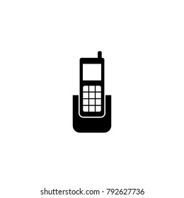 old phone icon vector illustration eps 10