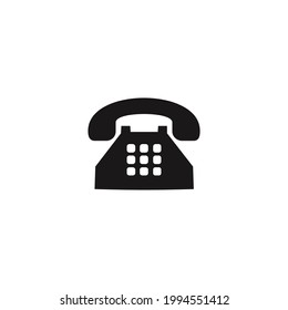 Old Phone Icon Vector On White Stock Vector (Royalty Free) 1994551412 ...