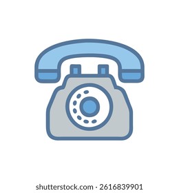 An old phone icon for vintage communication.