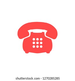 old phone vector icon