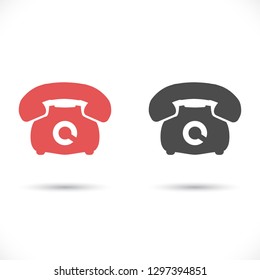 old phone vector icon