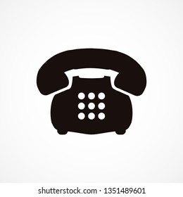 old phone vector icon