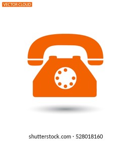 old phone vector icon
