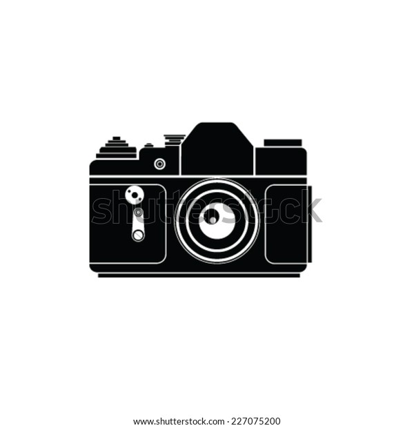 Old Photo Camera Vector Illustration Stock Vector (Royalty Free) 227075200