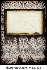 Old photo frame Background eps10