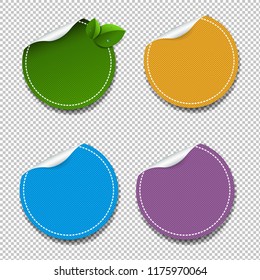 Old Photo Frame With Transparent Background With Gradient Mesh, Vector Illustration