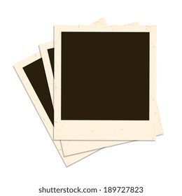 Fotograma fotográfico antiguo, ilustración vectorial